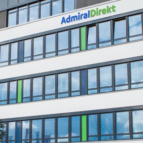 IVerwaltungsgebäude der AdmiralDirekt in Köln.