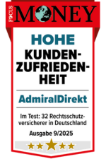 Focus Money bestätigt: Unsere Rechtsschutzversicherung bietet hohe Kundenzufriedenheit.