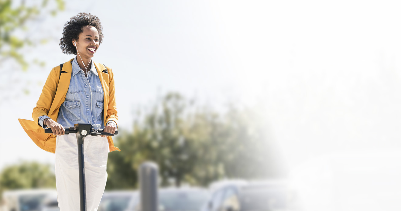 Die günstige E-Scooter-Versicherung von AdmiralDirekt.