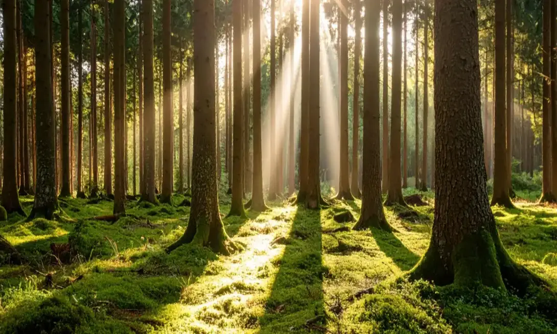 Wald in Deutschland.