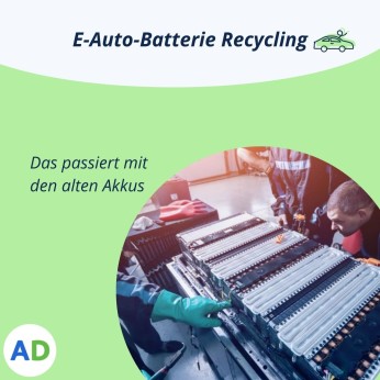E-Auto Batterie in der Produktion. 