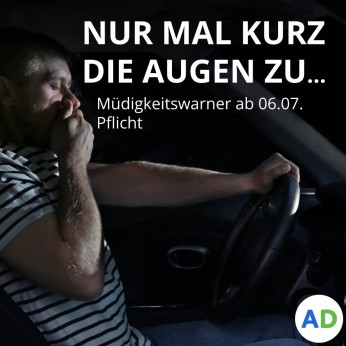 Ab dem 06.07.2022 müssen in Neuwagen verschiedene Warnsysteme verbaut sein.