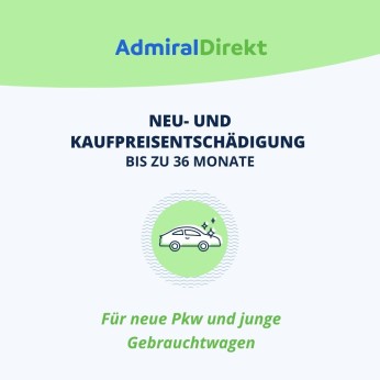Jetzt Ihren neuen Pkw mit einer Neu- und Kaufpreisentschädigung absichern. 