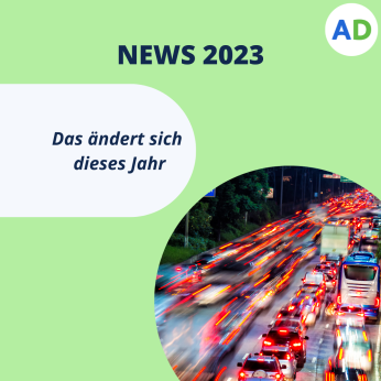 Das ändert sich 2023 im Straßenverkehr.