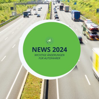 Autos auf einer Autobahn. News für Autofahrer 2024