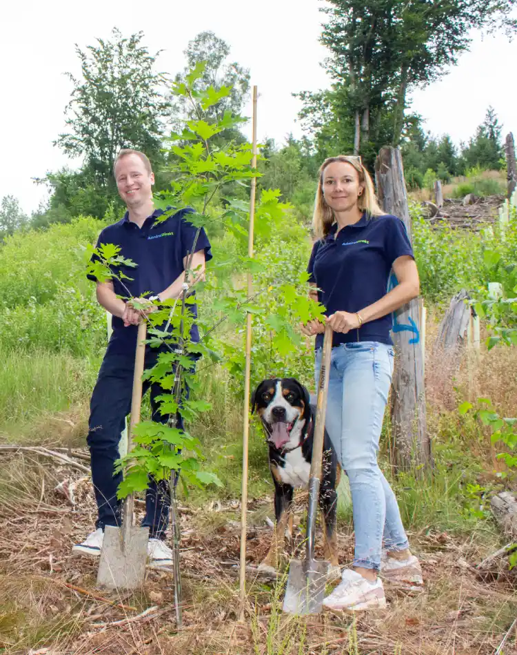 Andreas Strick und Julia Heine in Gummersbach Hesselbach.