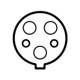 Der Typ Eins Stecker eines Elektrofahrzeugs.