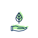 Symbol für Nachhaltigkeit. 